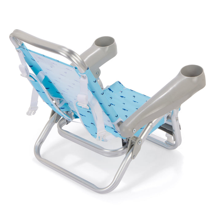 Lowtides Gully Child Beach Chair in Shark Bite Print - Safari Ltd®