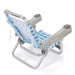 Lowtides x Molly Hatch Gully Folding Child Beach Chair in Whale Wave Print - Safari Ltd®