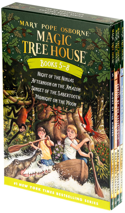 Magic Tree House Boxed Set, Books 1-4: by Mary Pope Osborne
