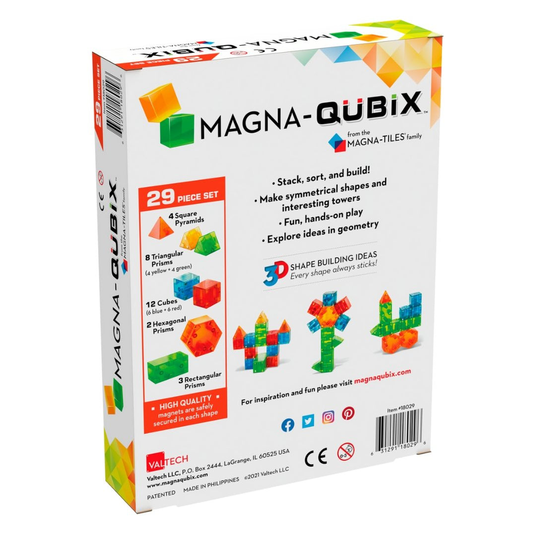 MagnaQubix 29 Piece Set Blocks Safari Ltd®