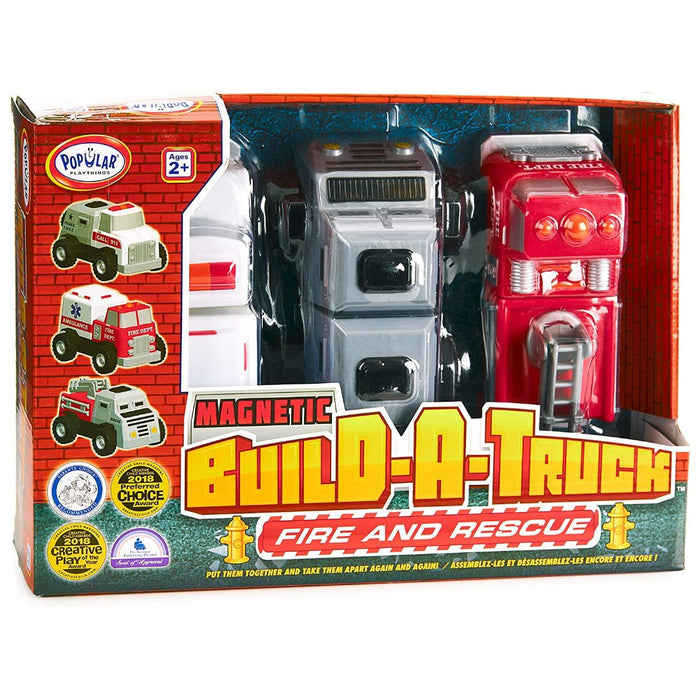 Magnetic Build-a-Truck - Fire and Rescue - Safari Ltd®