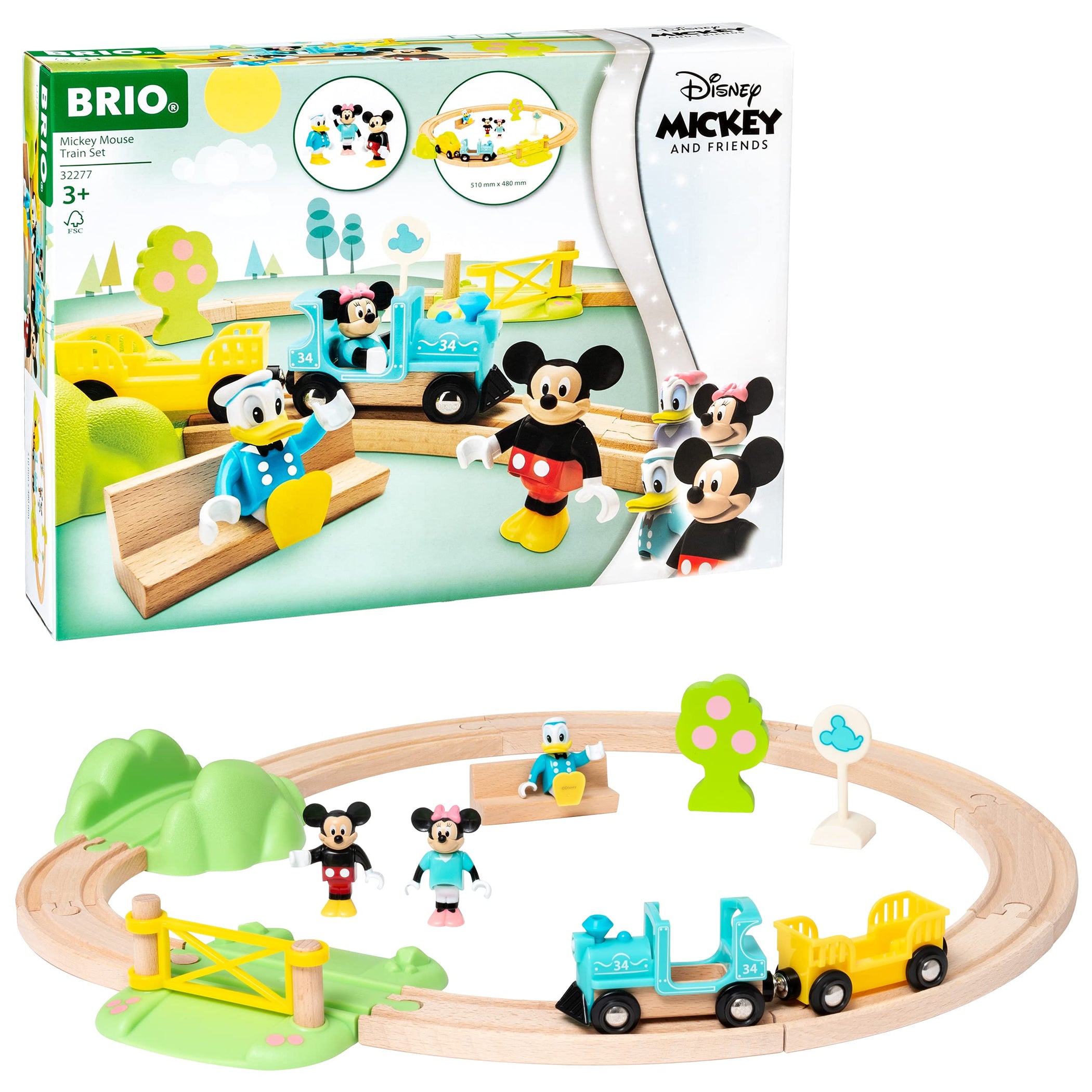 mickey mouse railroad toy