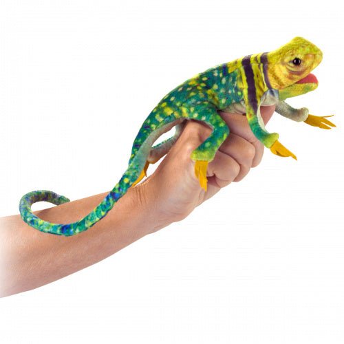 Mini Collared Lizard Puppet - Safari Ltd®