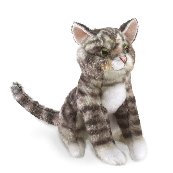 Mini Tabby Cat Finger Puppet - Safari Ltd®