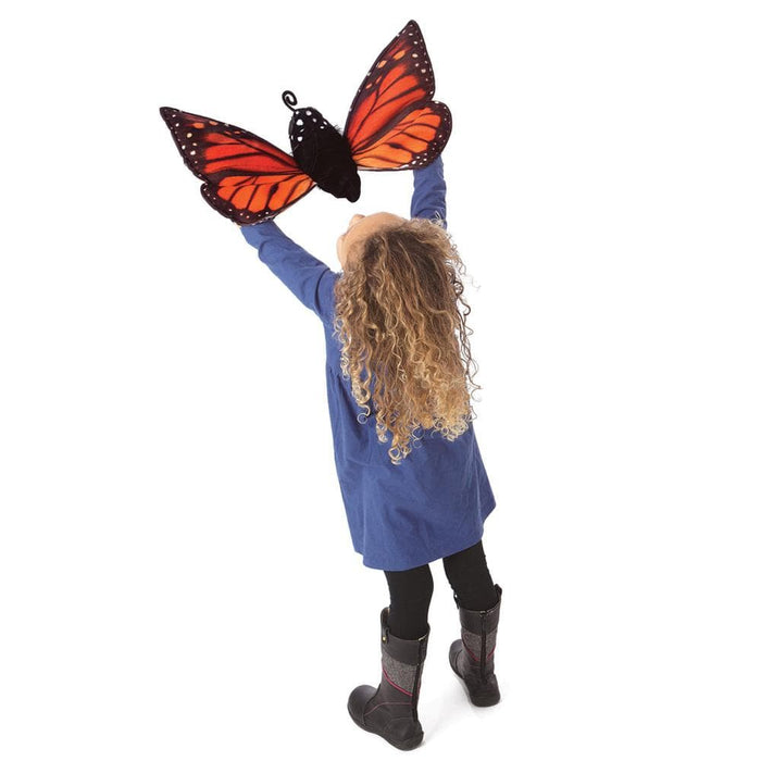 Monarch Butterfly Life Cycle Stuffed Animal Puppet - Safari Ltd®