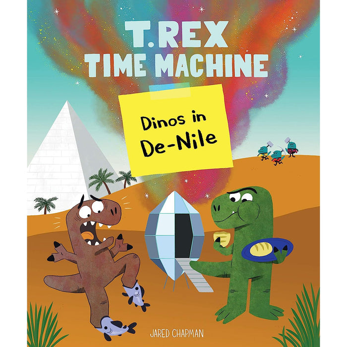Mudpuppy T. Rex Time Machine: Dinos in Denile Book - Safari Ltd®