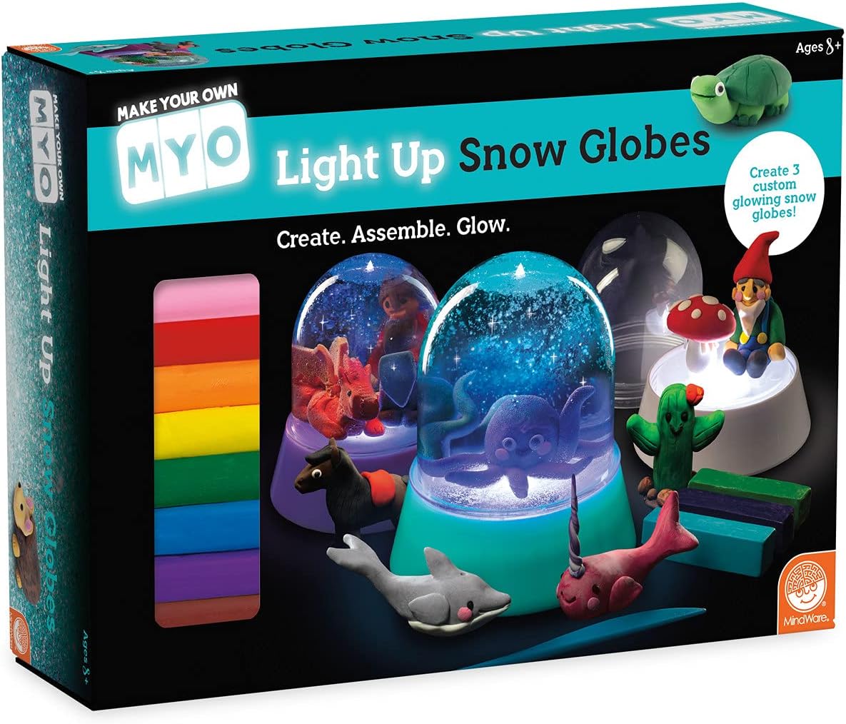 Make Your Own Glitter Snow Globes, MindWare
