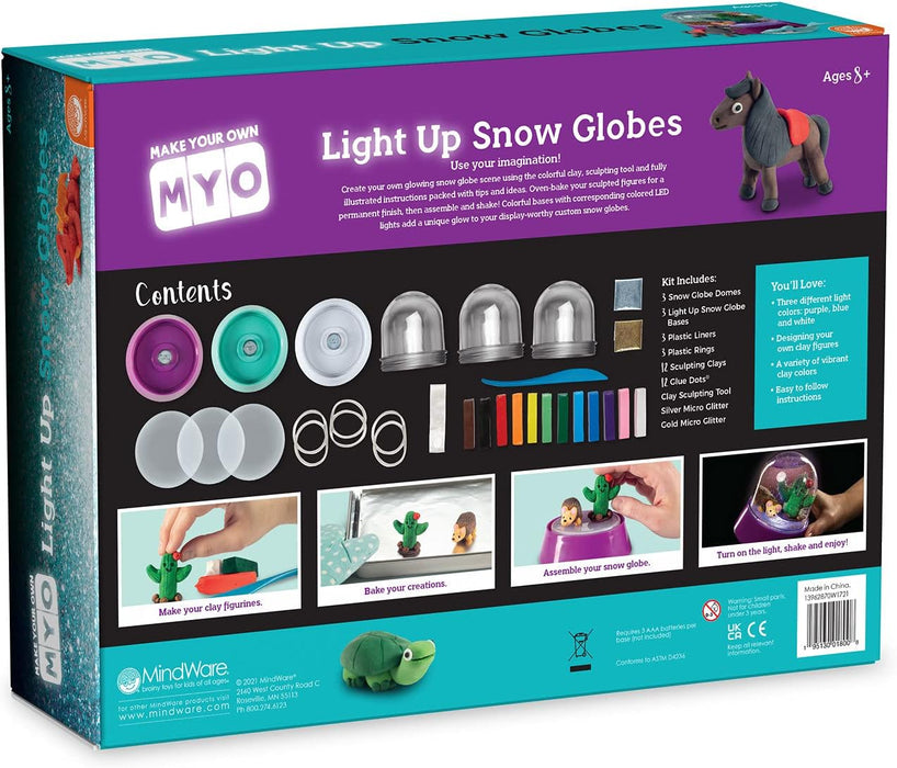 MYO - Light Up Snow Globes - Safari Ltd®