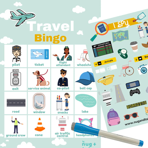 Nug + Tater - Travel Bingo - I Spy - Safari Ltd®