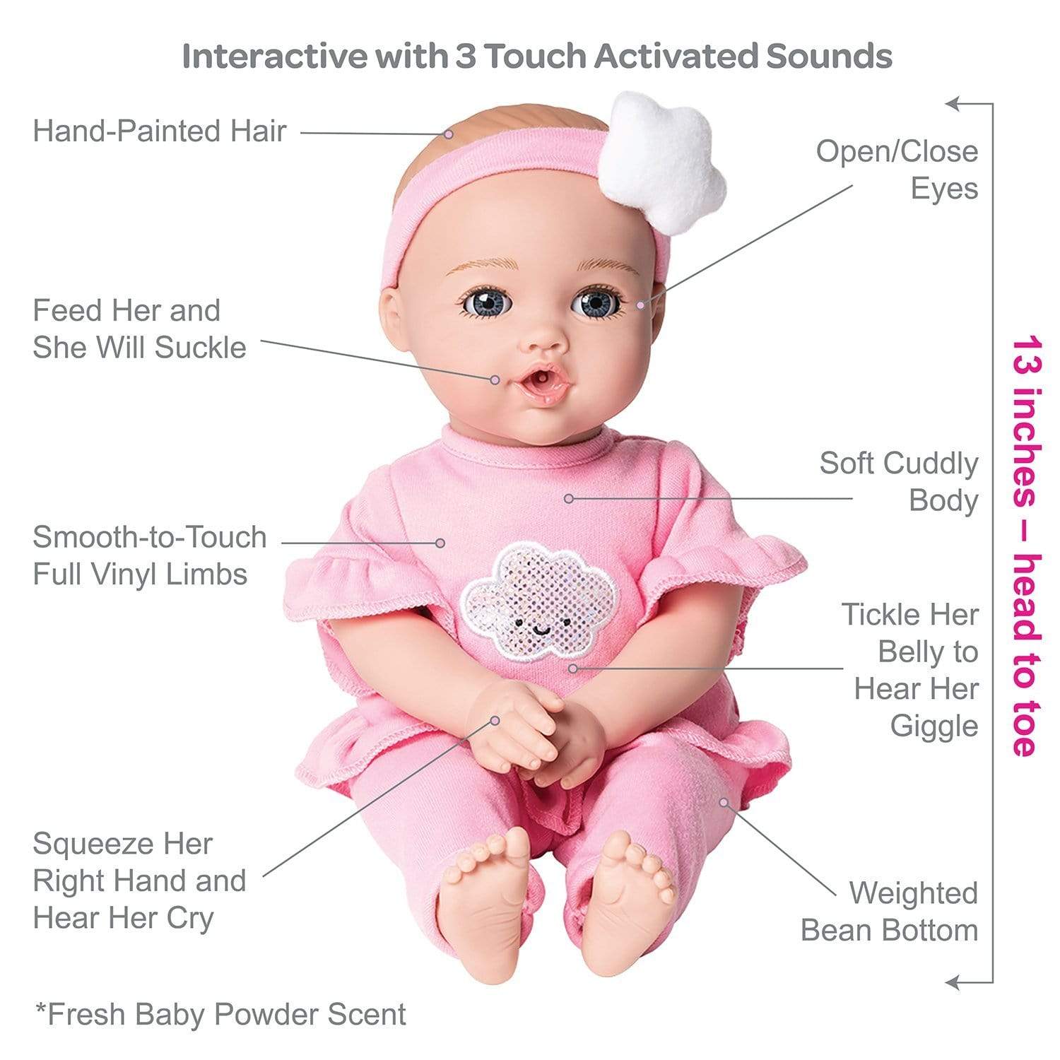 NurtureTime Baby - Soft Pink | Safari Ltd®
