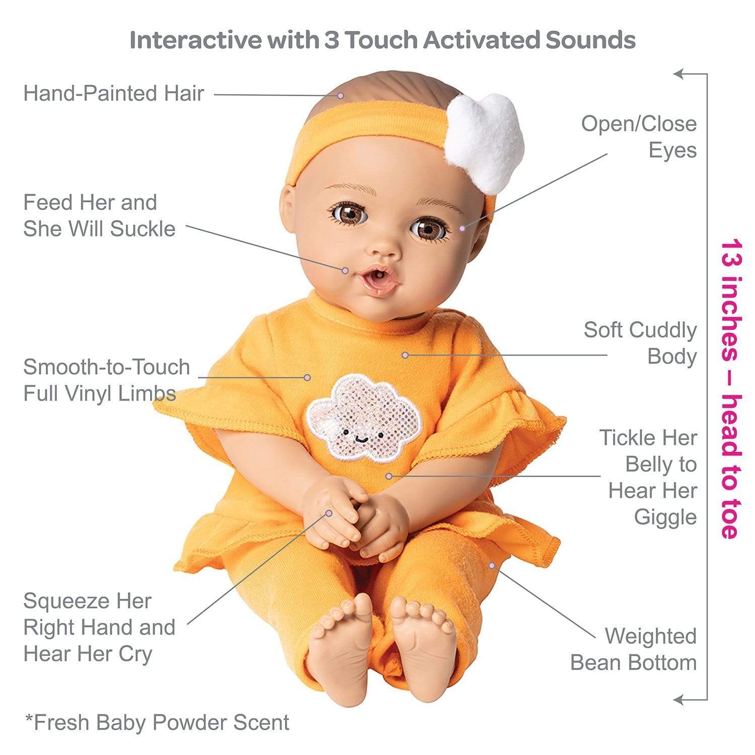NurtureTime Baby - Sweet Orange | Safari Ltd®