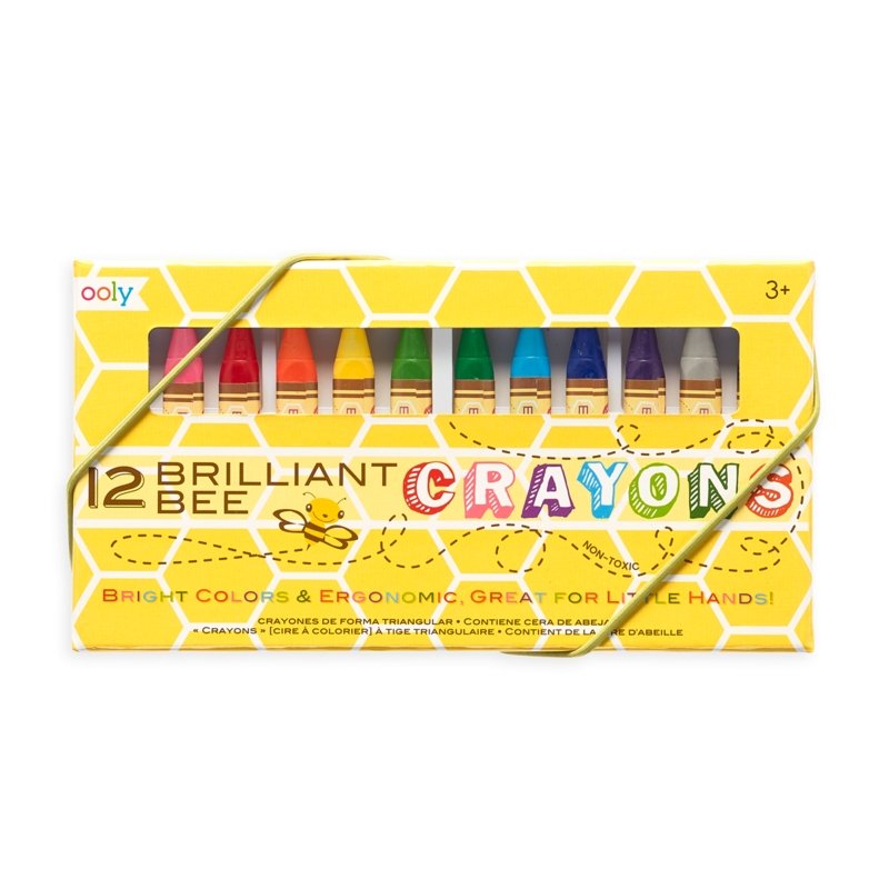 Brilliant Bee Crayons (Set of 12)