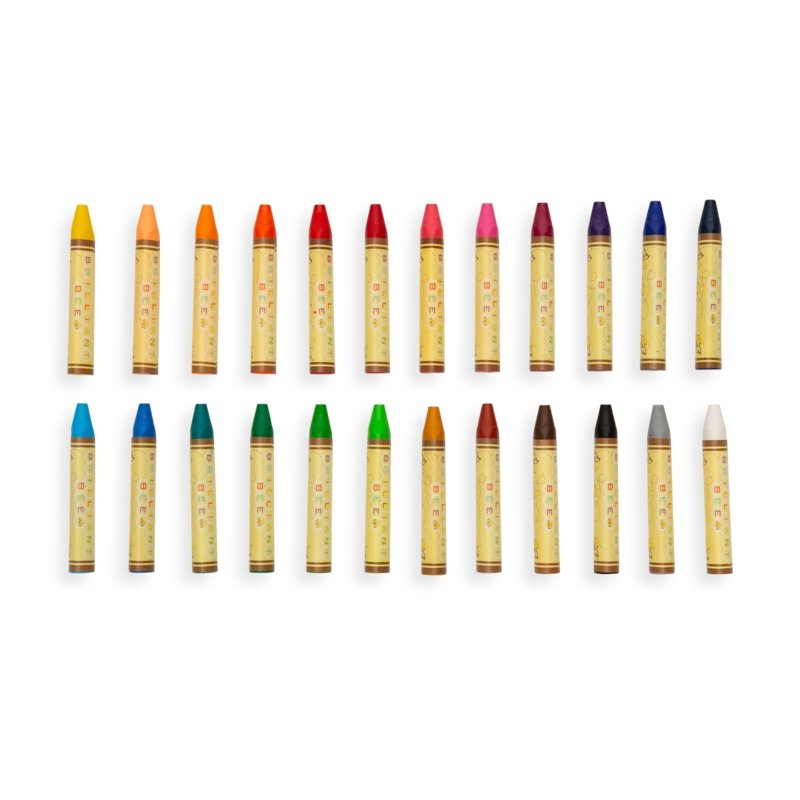 OOLY Brilliant Bee Crayons - Set of 24 - Safari Ltd®