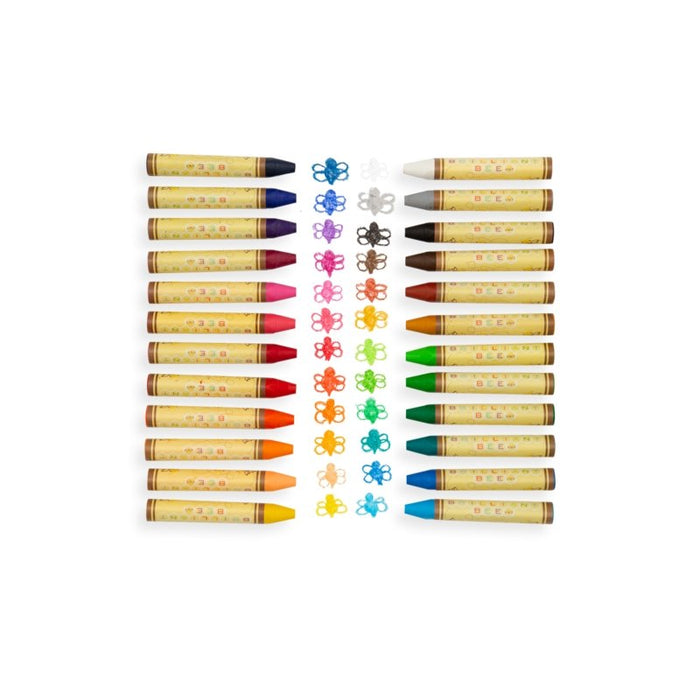 OOLY Brilliant Bee Crayons - Set of 24 - Safari Ltd®