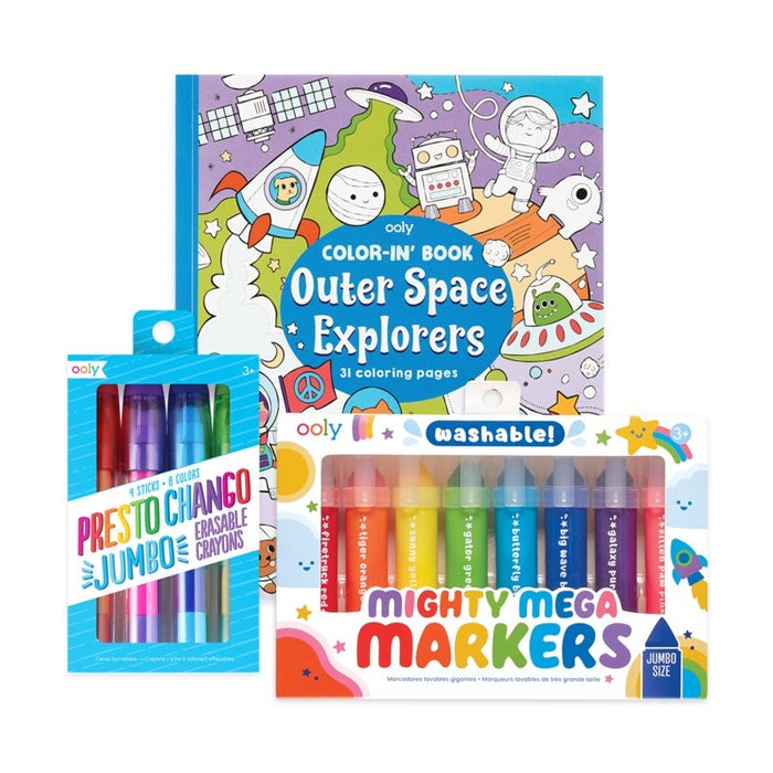 Ooly Mighty Mega Space Coloring Pack