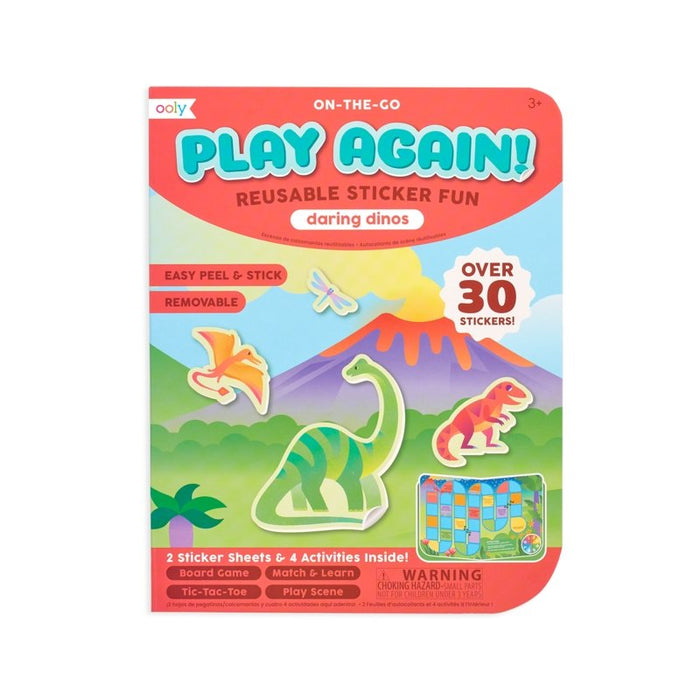 OOLY Play Again! Mini On the Go Activity Kit - Daring Dinos - Safari Ltd®
