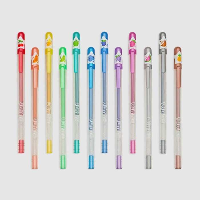 Rainbow Strawberry Scented Gel Pen Set