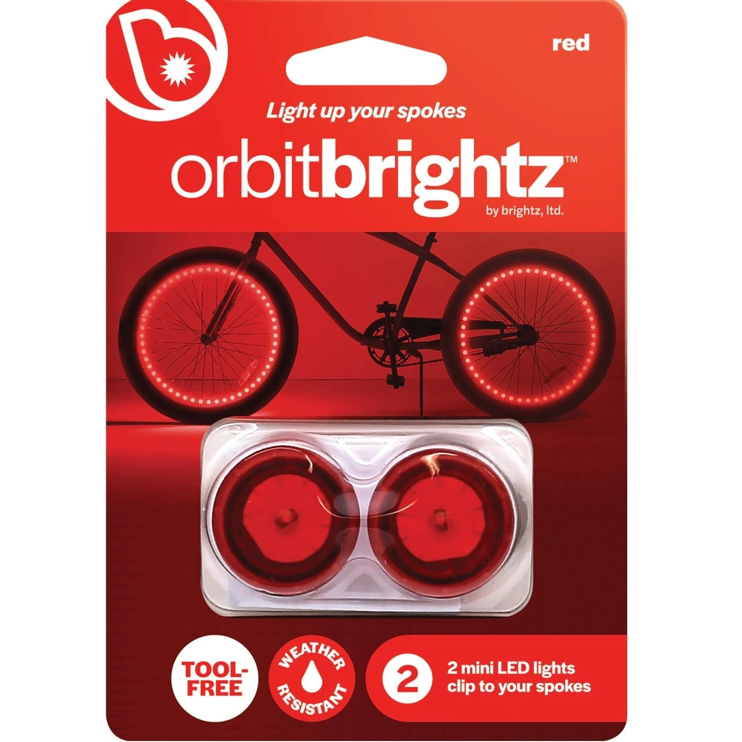 Brightz Spin Morphing Bicycle Spoke Tubes LED Light