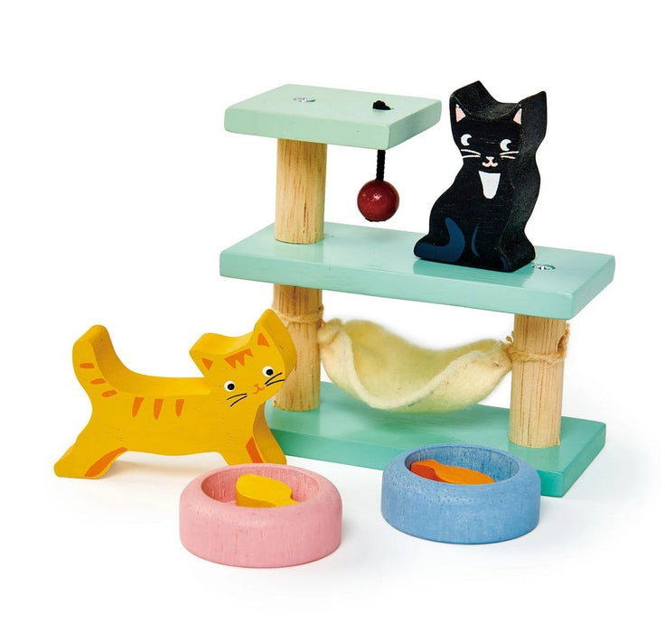 Tender Leaf Toys Pet Cats Toy Set Wooden Toy Safari Ltd®