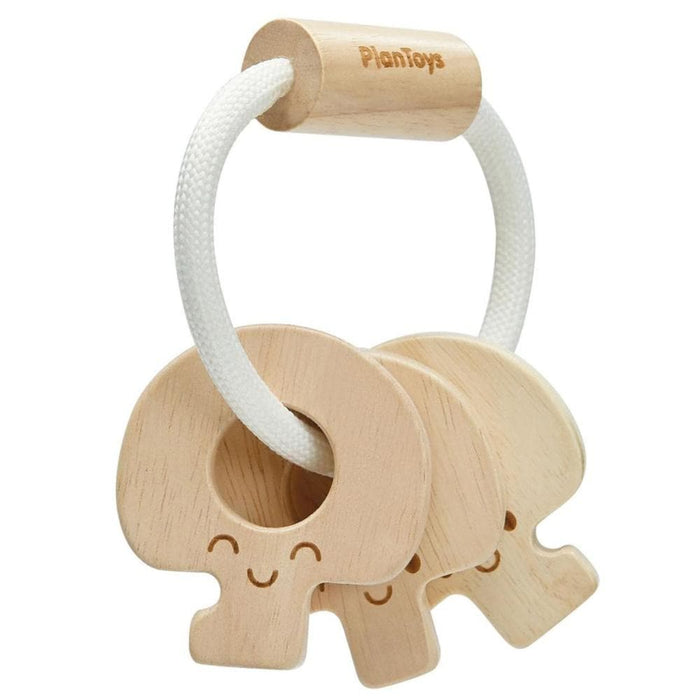 PlanToys Baby Key Rattle - Natural - Safari Ltd®