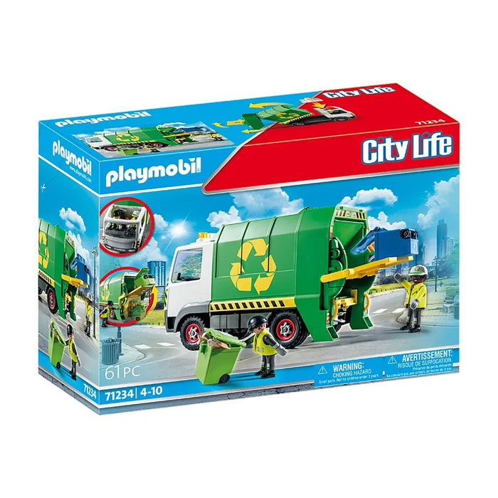 Playmobil City Life Recycling Truck Set, Playmobil