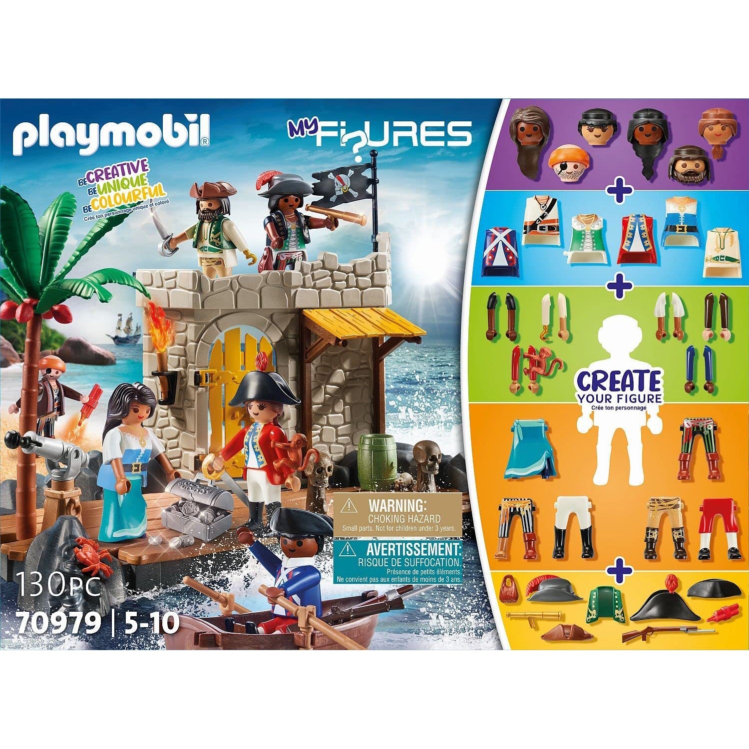 Playmobil Pirate Island Playset – Adventure Toy Set | Safari Ltd