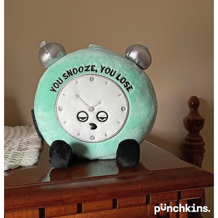 Punchkins Plush Clock - YOU SNOOZE, YOU LOSE - Safari Ltd®