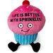 Punchkins Plush Cupcake - LIFE IS BETTER WITH SPRINKLES! - Safari Ltd®