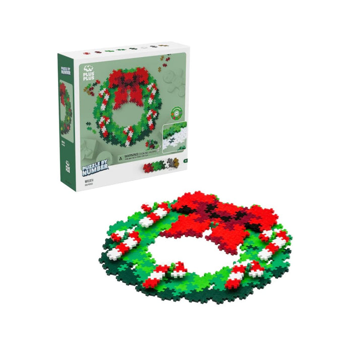Puzzle by Number - Christmas Wreath - Safari Ltd®
