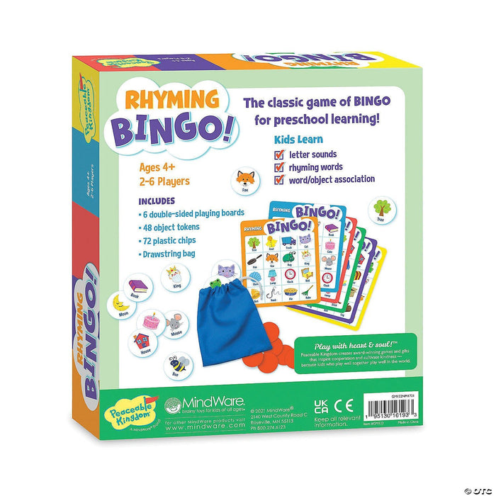 Rhyming Bingo! - Safari Ltd®