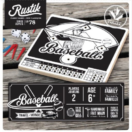Rustik Travel Game - Baseball - Safari Ltd®