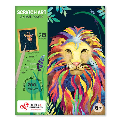 Scratch Art-Animal Power - Safari Ltd®