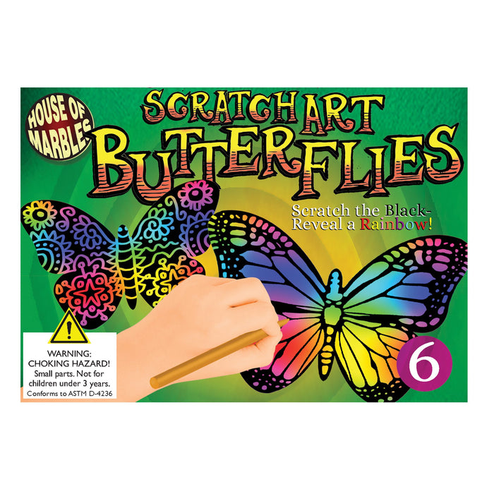 Scratch Art Butterflies Safari Ltd®