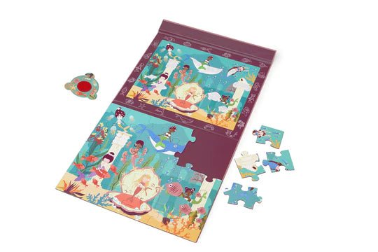 Scratch - Magnetic Mystery Puzzle - Mermaid - Safari Ltd®
