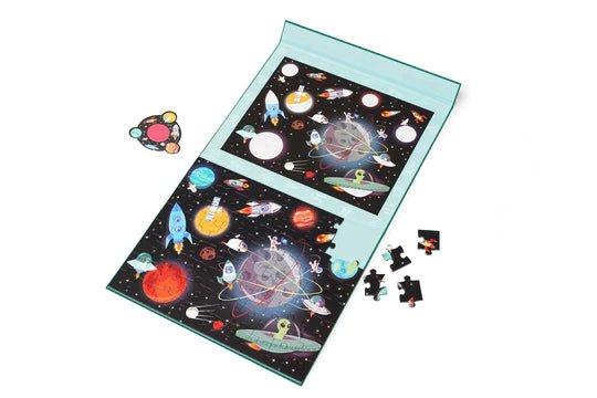 Scratch - Magnetic Mystery Puzzle - Space - Safari Ltd®
