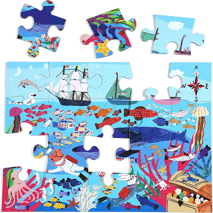 Sea Exploration 20 Piece Puzzle - Safari Ltd®