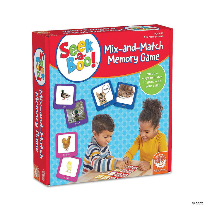 Seek-a-boo Mix-and-Match Memory Game - Safari Ltd®