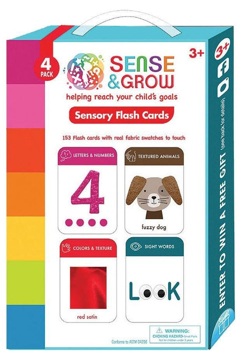 Sense & Grow Sensory Flash Cards - Safari Ltd®