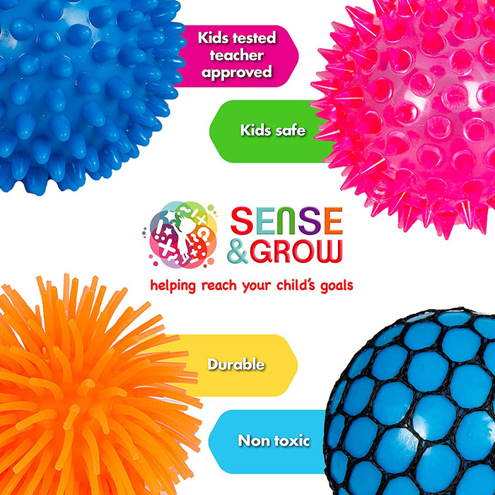 Sense & Grow Stress Balls - 4 Pack - Safari Ltd®