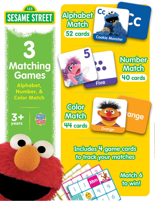 Sesame Street - 3 Matching Games - Safari Ltd®