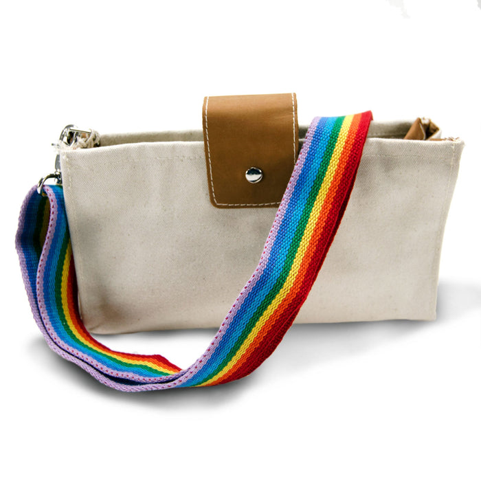 Rainbow strap crossbody bag Clearance