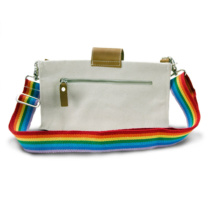 Crossbody bag with colorful strap outlet