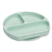 Silicone Baby Plate w/divider and suction base - Sage - Safari Ltd®
