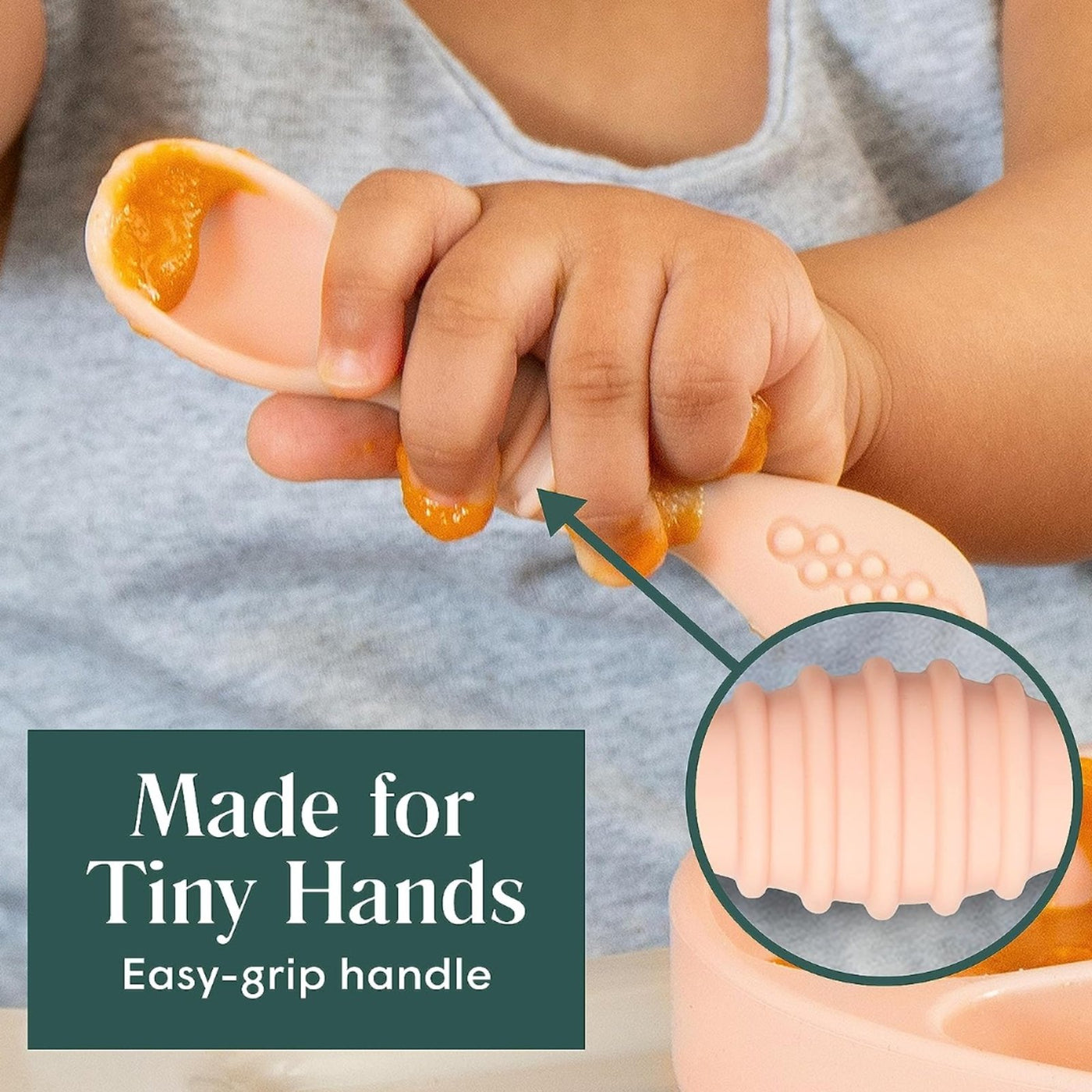 Silicone Baby Teething Spoon Set of 6 Multicolor Simka Rose