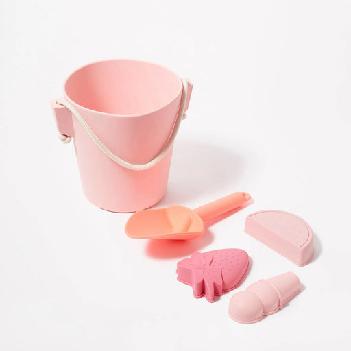 Silicone Bucket & Spade Set Pink - Safari Ltd®