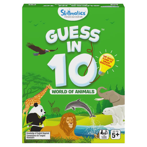 Skillmatics Guess in 10 Educational Board Game - Animals - Safari Ltd®