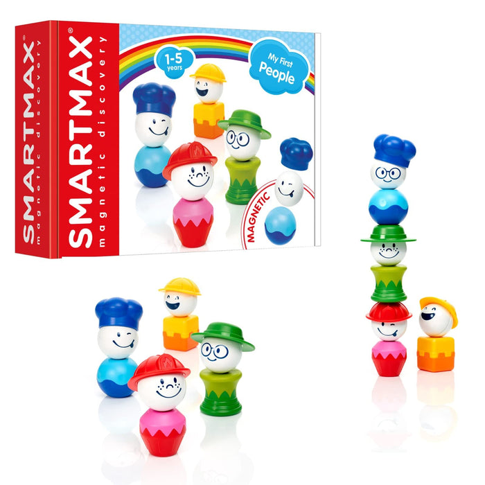  SmartMax My First Safari Animals STEM Magnetic Discovery  Building Set with Soft Animals for Ages 1-5 : Toys & Games