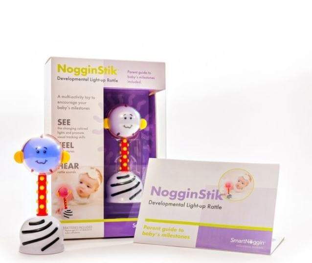 SmartNoggin NogginStik Developmental Light-up Rattle - Safari Ltd®