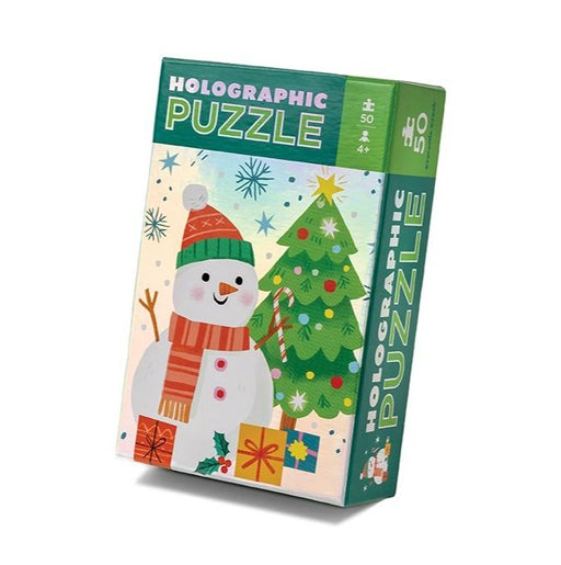 Snowman Holographic Puzzle - 50 piece - Safari Ltd®