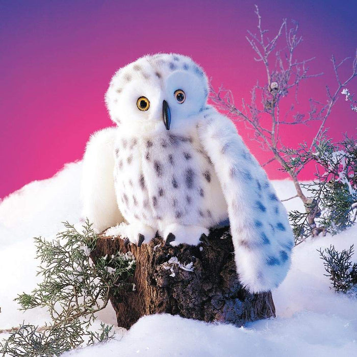 Snowy Owl Stuffed Animal Puppet - Safari Ltd®